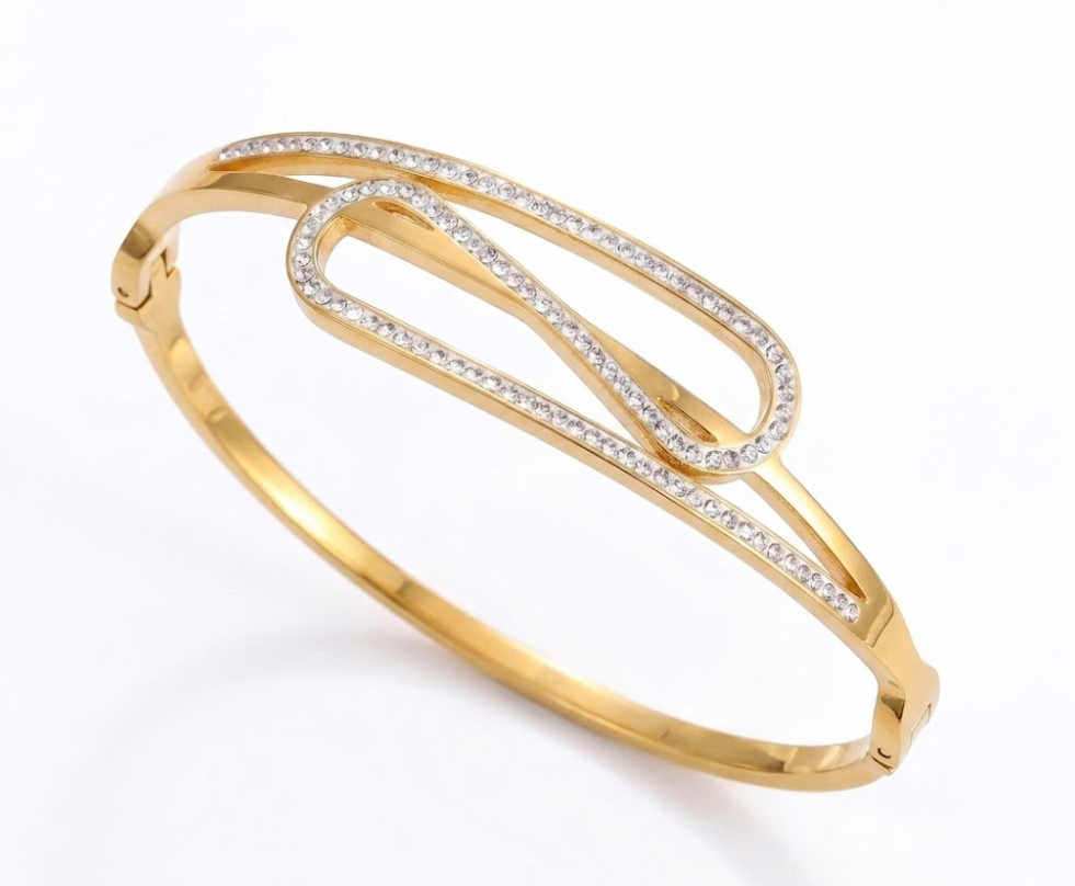 Ocelové Bangles (pevné)
