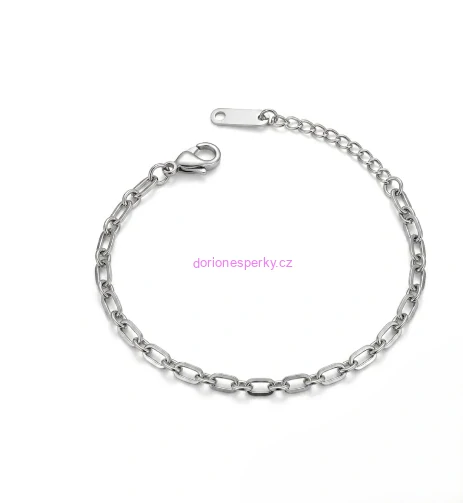 Náramek, 17+6 cm, 3 mm