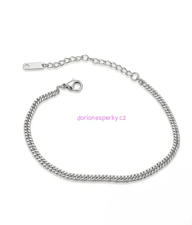 Náramek 17+6 cm, 3 mm