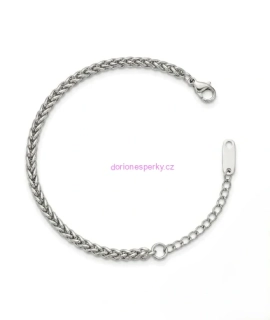 Náramek 17+6 cm, 3 mm