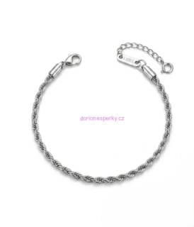Náramek 17+6 cm, 2,8 mm