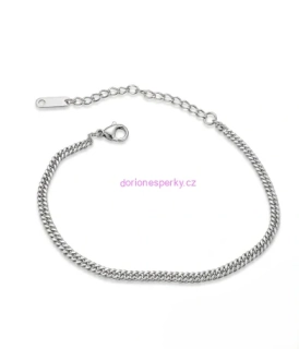 Náramek 17+6 cm, 3 mm